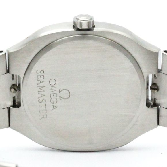 Polished OMEGA Seamaster Polaris Day Date 18K Gold Steel Watch 396.1022 BF572308 - Picture 6 of 8